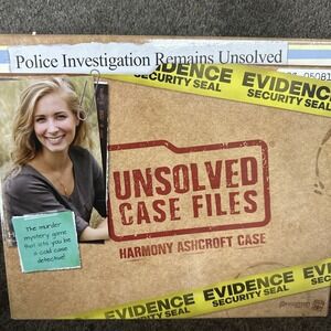 Unsolved Case Files Harmony Ashcroft Case Murder Mystery Cold Case Game Complete